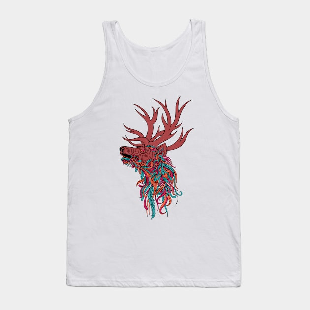 Deer Ornaments Tank Top by Tuye Project